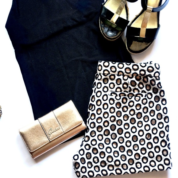 SOLD‼️J Crew high waist embroidered eyelet shorts - Picture 2 of 5